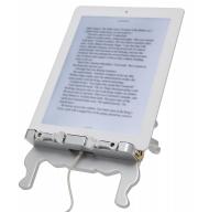 Stalak za knjige, čitač i tablet Throne Bookchair Silver